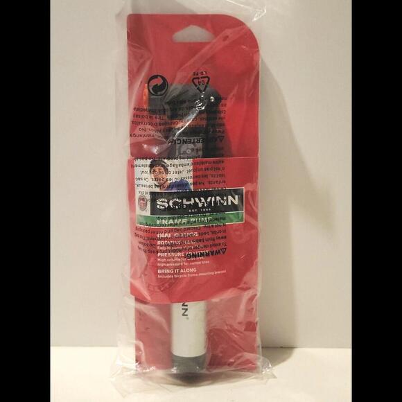 Schwinn Frame Pump 100psi Gauge Lightweight Schrader & Presta Bicycle Tire - Picture 1 of 11